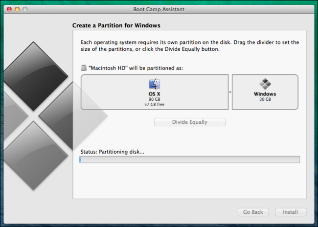 How to change boot camp partition size on mac