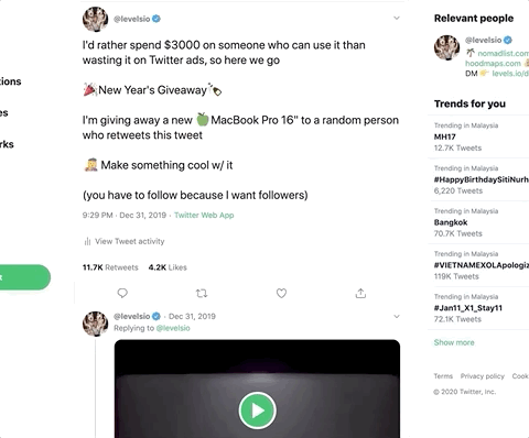 Retweet Picker: 5 Examples of Successful Twitter Giveaways