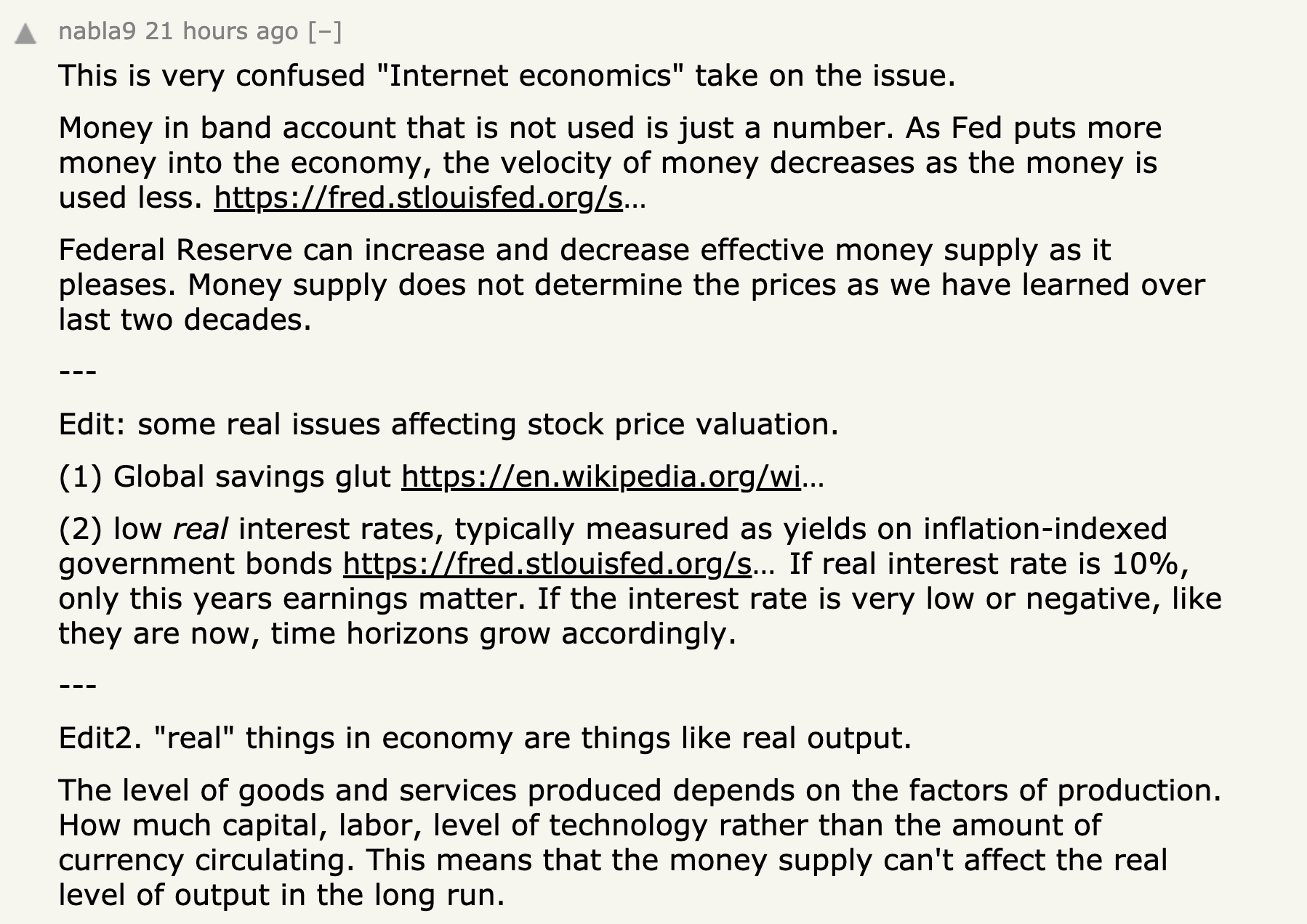 More Money Supply, More Problems