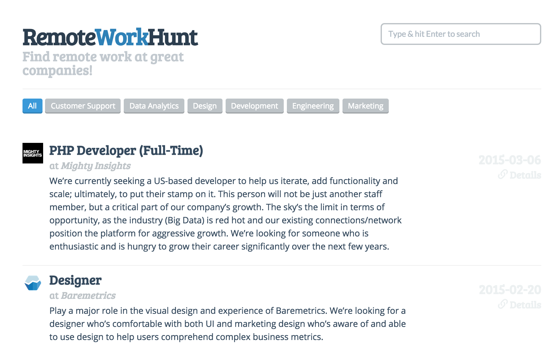 major job boards